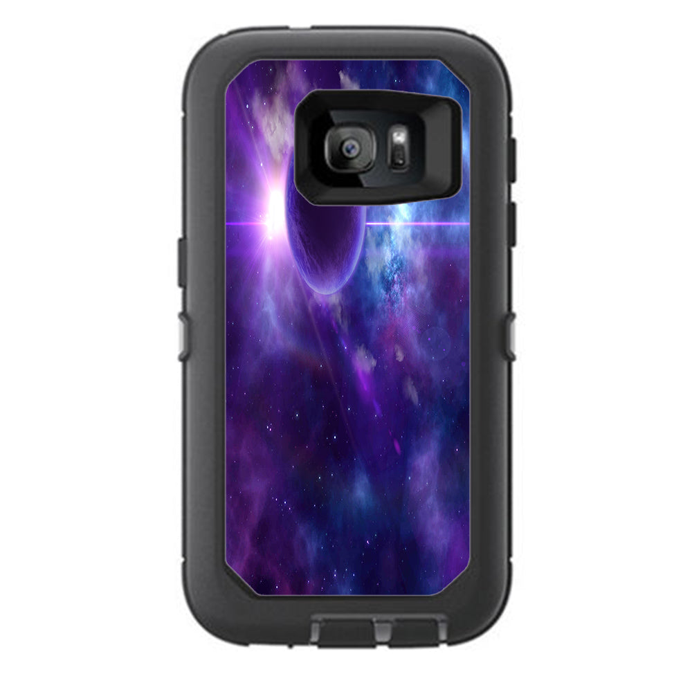  Purple Moon Galaxy Otterbox Defender Samsung Galaxy S7 Skin