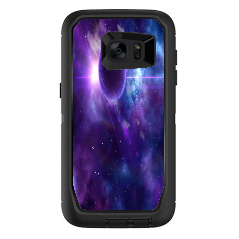  Purple Moon Galaxy Otterbox Defender Samsung Galaxy S7 Edge Skin