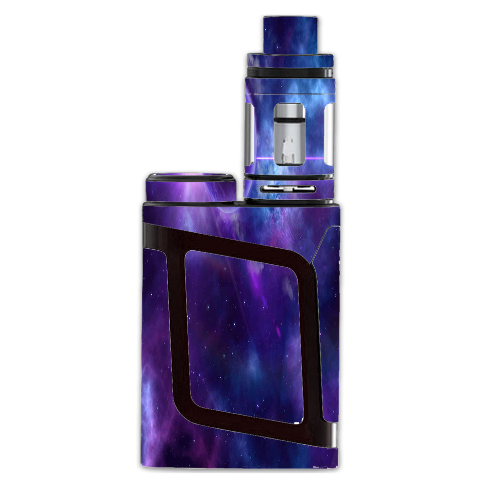 alien smok vape Skins Decals for AL85 Baby Kit Mod / Purple Moon Galaxy – FLAVORS:BLACKBERRY B-BURST vaping Geek Bar Pulse Vape