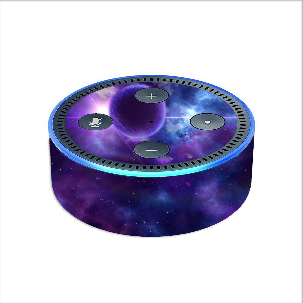  Purple Moon Galaxy Amazon Echo Dot 2nd Gen Skin