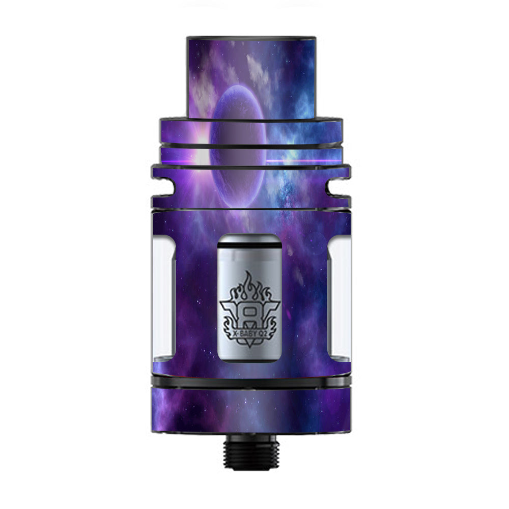  Purple Moon Galaxy TFV8 X-baby Tank Smok Skin