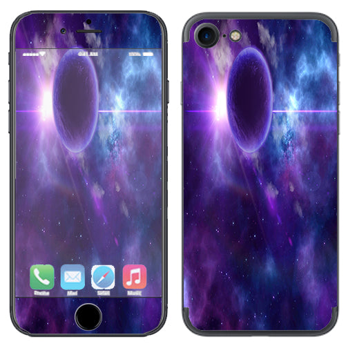  Purple Moon Galaxy Apple iPhone 7 or iPhone 8 Skin