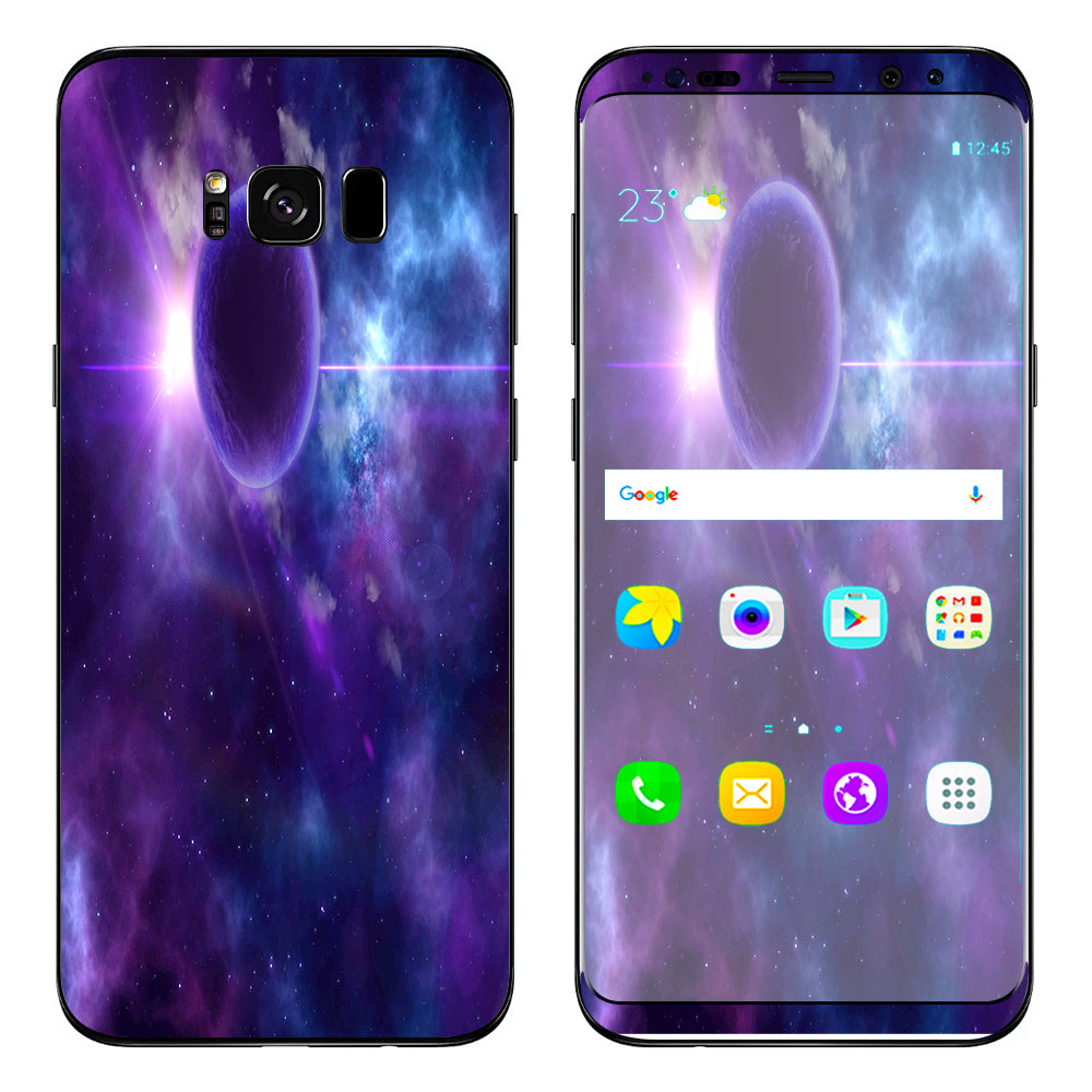  Purple Moon Galaxy Samsung Galaxy S8 Skin