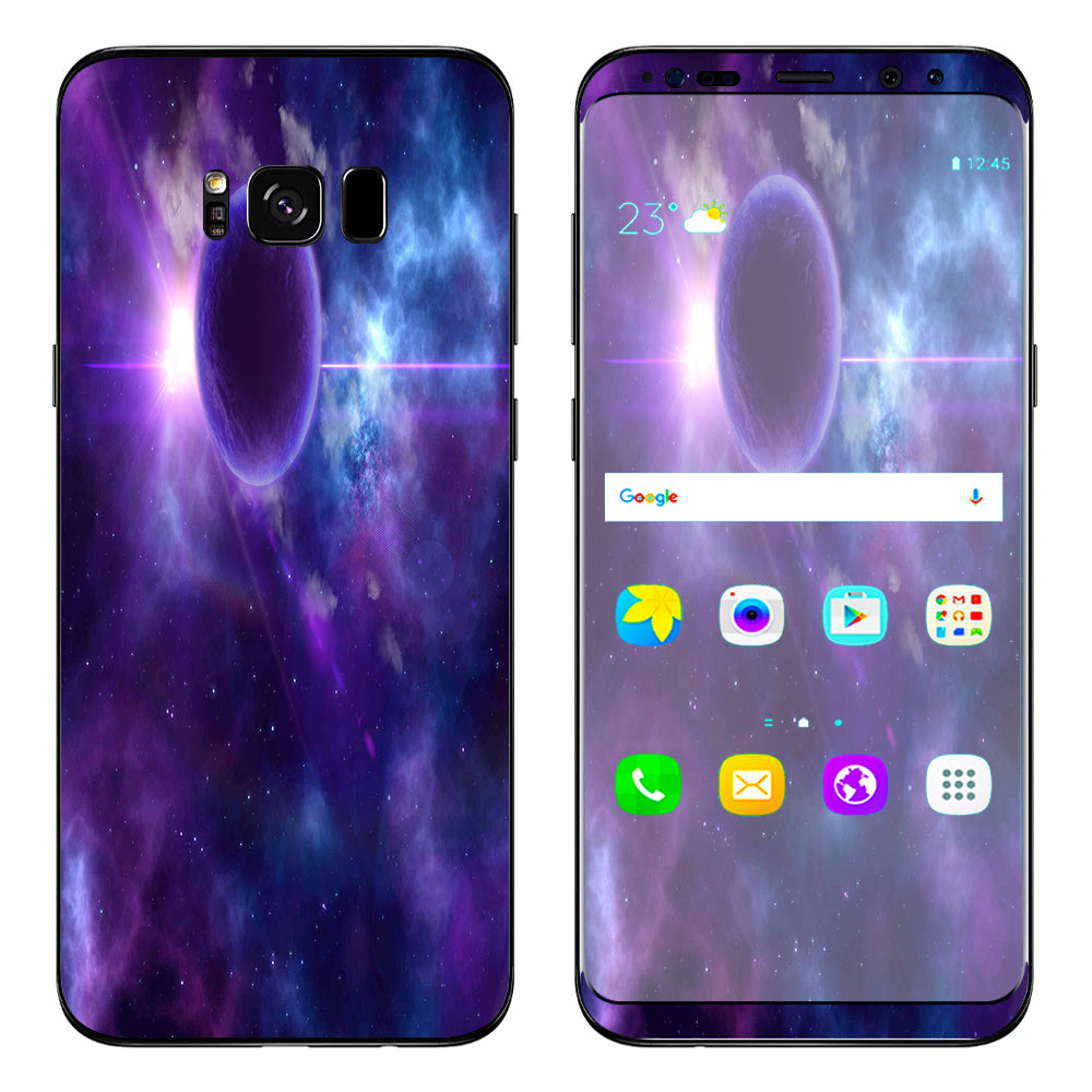  Purple Moon Galaxy Samsung Galaxy S8 Plus Skin