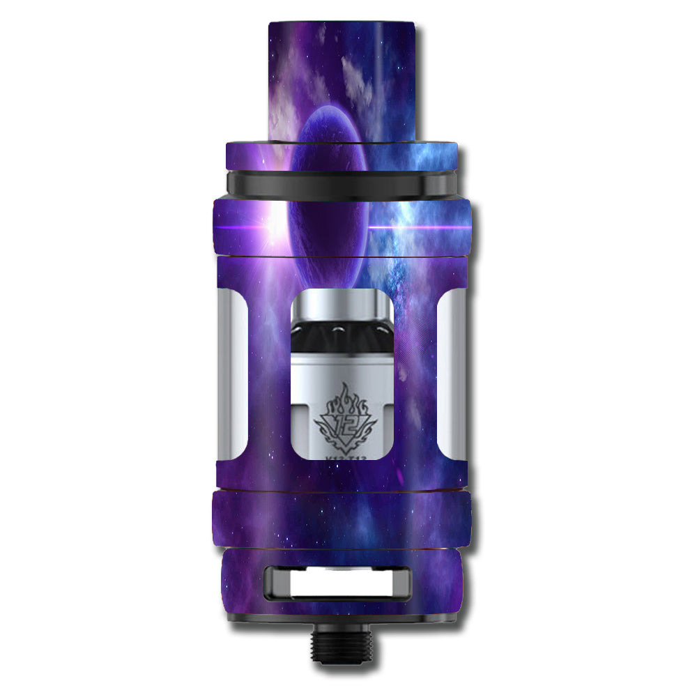  Purple Moon Galaxy Smok TFV12 Tank Skin