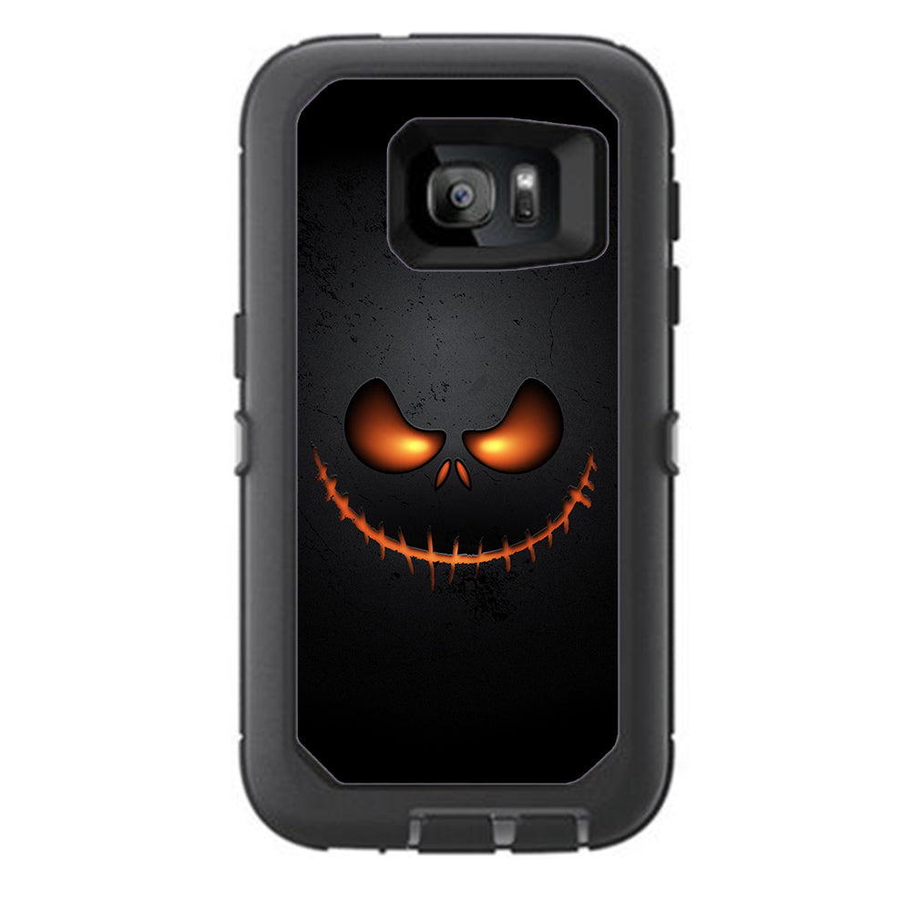  Wicked Pumpkin Otterbox Defender Samsung Galaxy S7 Skin