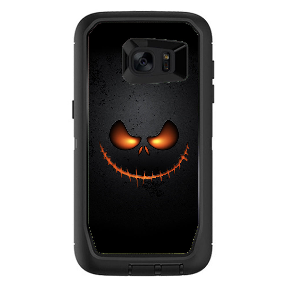  Wicked Pumpkin Otterbox Defender Samsung Galaxy S7 Edge Skin