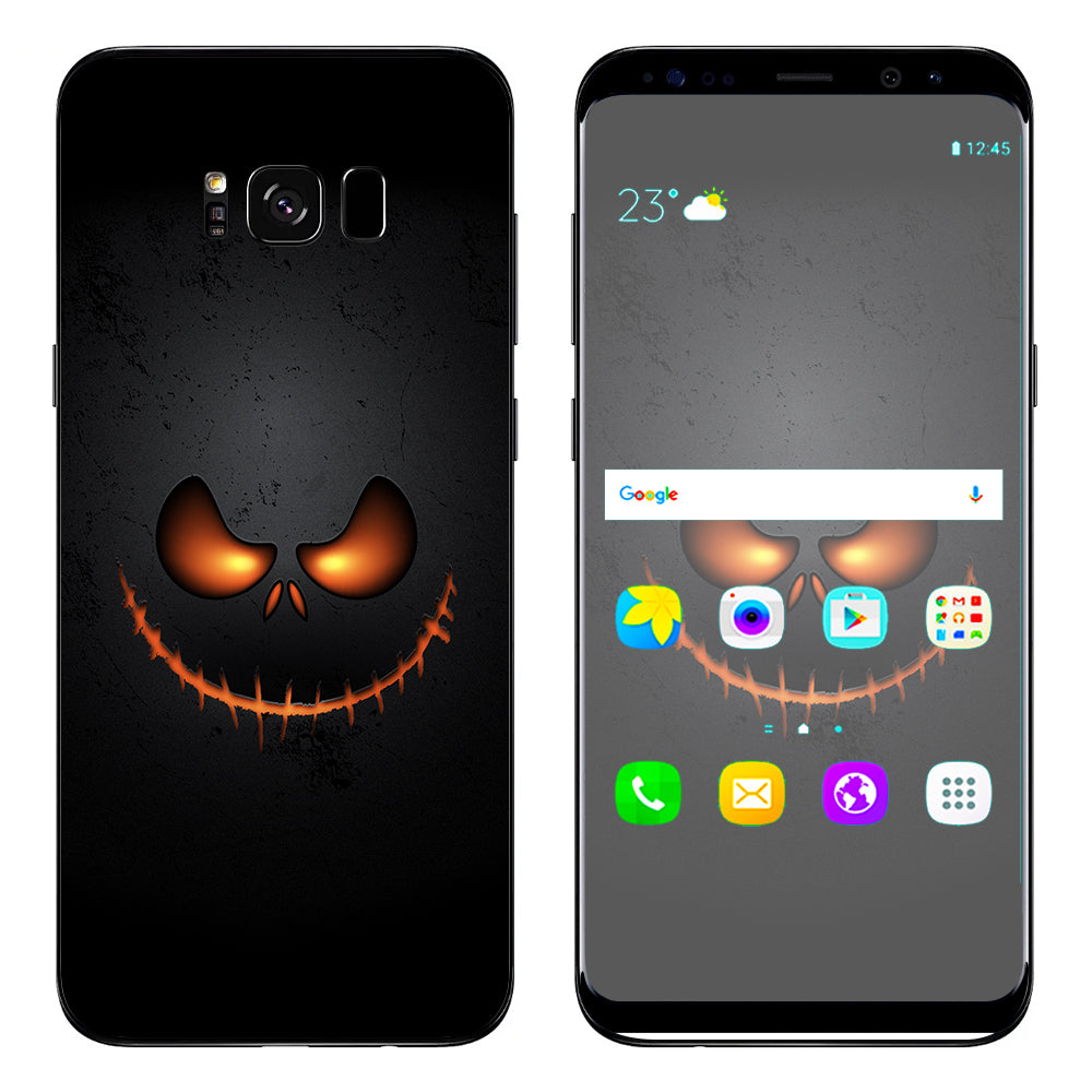  Wicked Pumpkin Samsung Galaxy S8 Skin