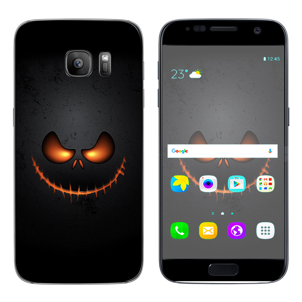  Wicked Pumpkin Samsung Galaxy S7 Skin