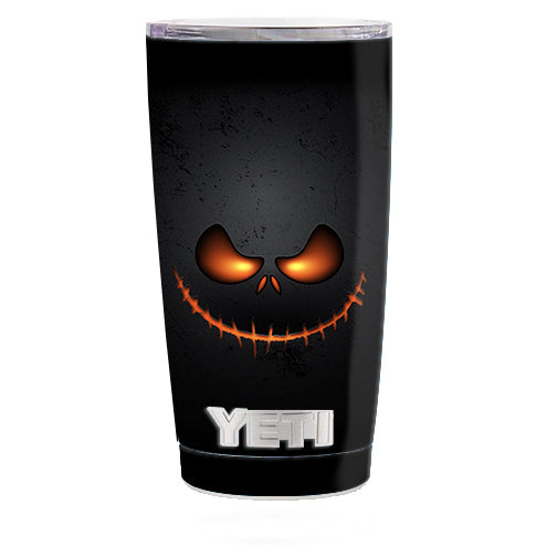  Wicked Pumpkin Yeti 20oz Rambler Tumbler Skin