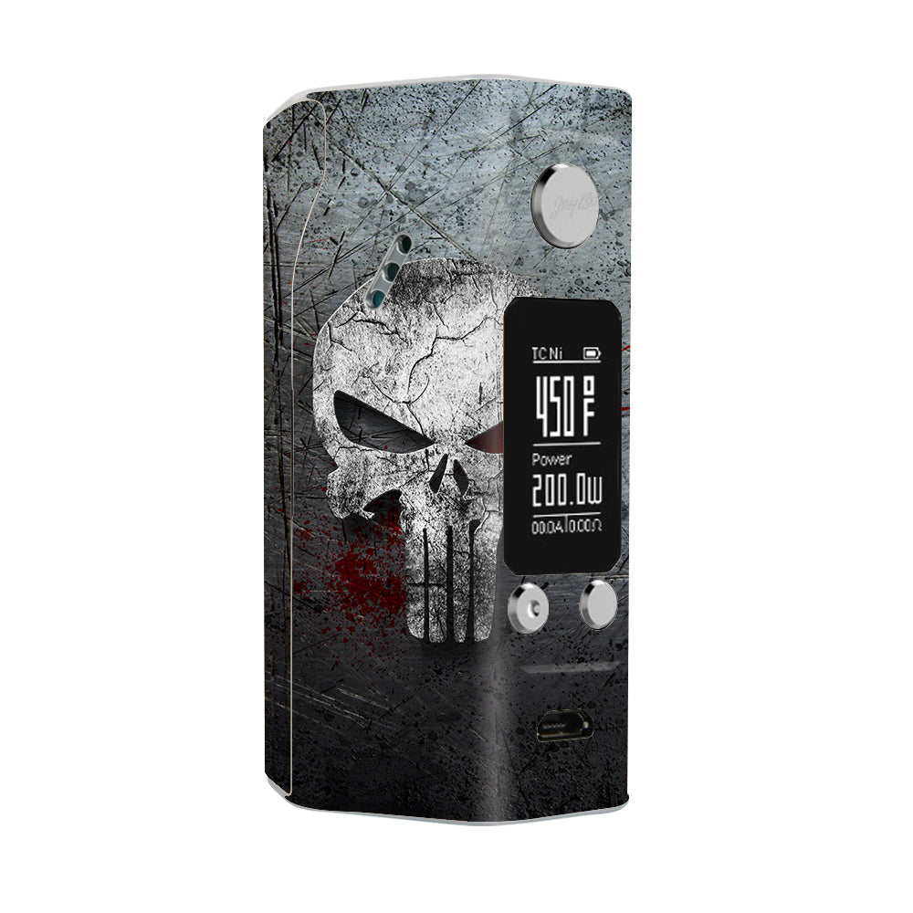  Punish Skull Wismec Reuleaux RX200S Skin