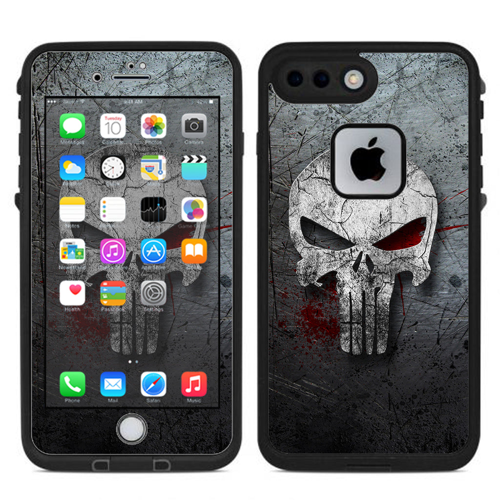  Punish Skull Lifeproof Fre iPhone 7 Plus or iPhone 8 Plus Skin