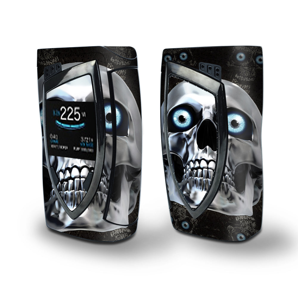 Skin Decal Vinyl Wrap for Smok Devilkin Kit 225w Vape (includes TFV12 Prince Tank Skins) skins cover/ Punish Skull