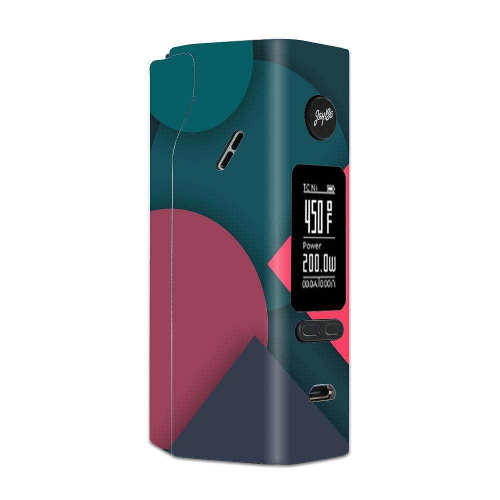  Pattern Pink Blue Wismec Reuleaux RX 2/3 combo kit Skin