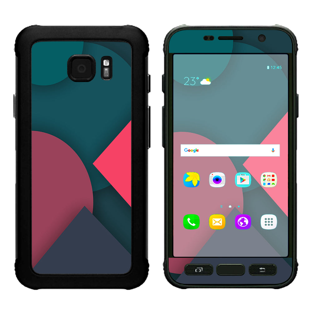  Pattern Pink Blue Samsung Galaxy S7 Active Skin
