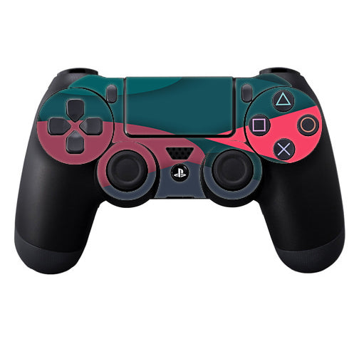  Pattern Pink Blue Sony Playstation PS4 Controller Skin