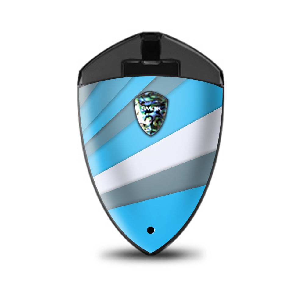  Blue Abstract Pattern Smok Rolo Badge Skin