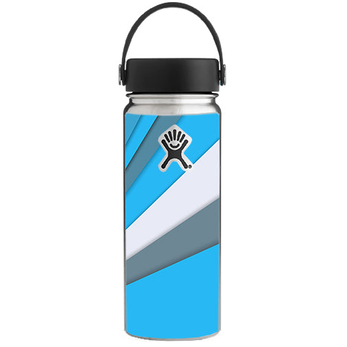 Blue Abstract Pattern Hydroflask 18oz Wide Mouth Skin