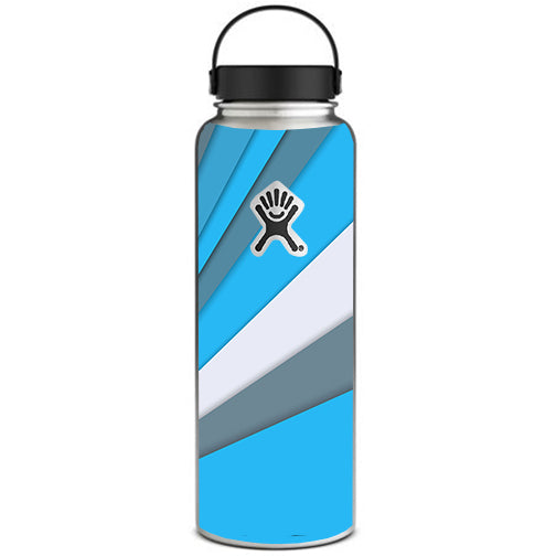  Blue Abstract Pattern Hydroflask 40oz Wide Mouth Skin