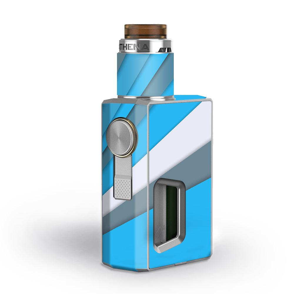  Blue Abstract Pattern Geekvape Athena Squonk Skin