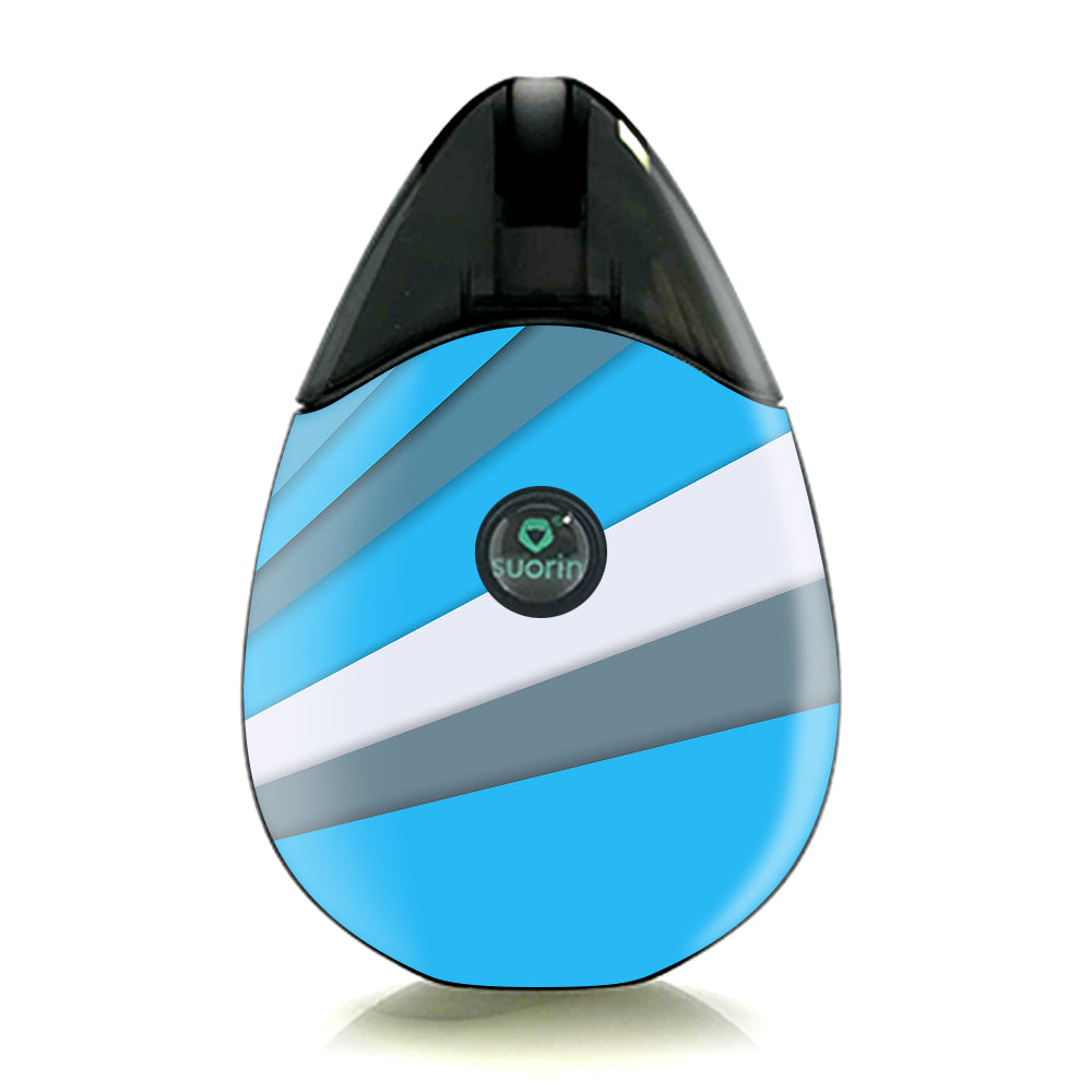  Blue Abstract Pattern Suorin Drop Skin