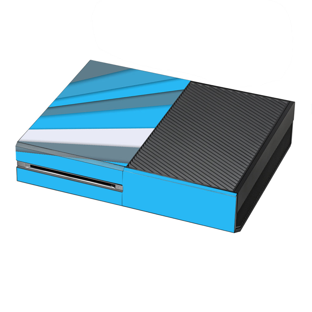  Blue Abstract Pattern Microsoft Xbox One Skin