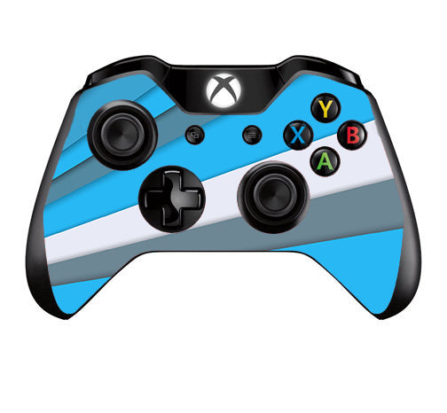  Blue Abstract Pattern Microsoft Xbox One Controller Skin