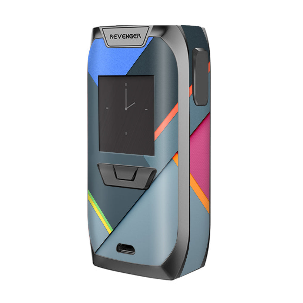  Grey Colors Plaid Vaporesso Revenger Skin