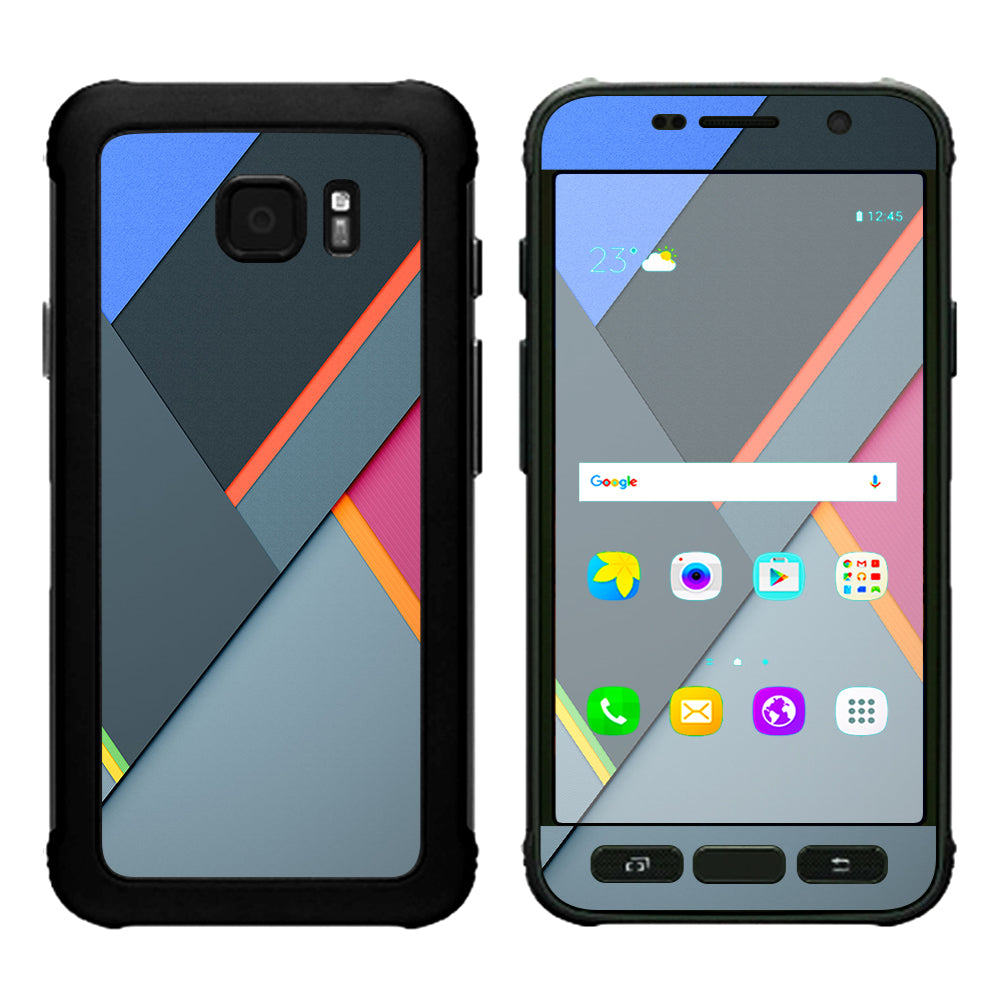  Grey Colors Plaid  Samsung Galaxy S7 Active Skin