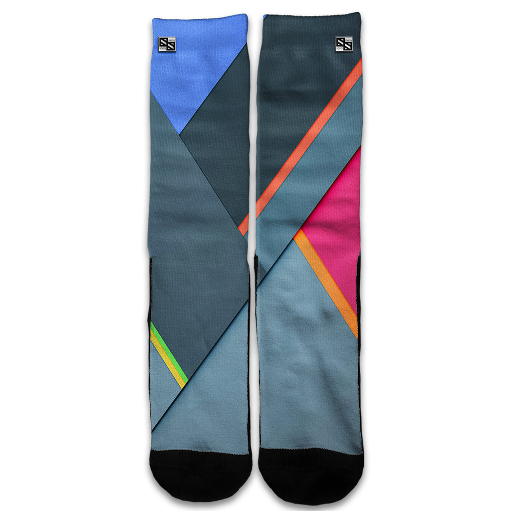  Grey Colors Plaid Universal Socks