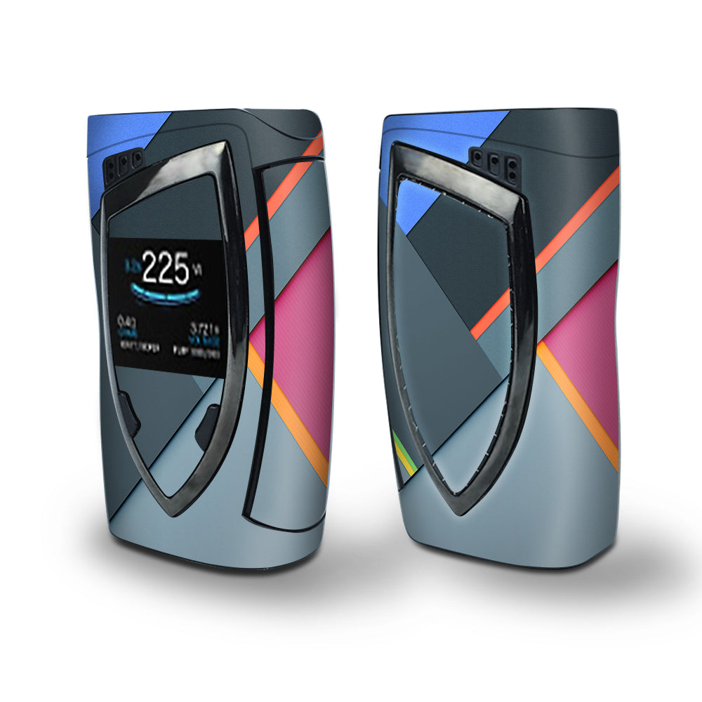 Skin Decal Vinyl Wrap for Smok Devilkin Kit 225w Vape (includes TFV12 Prince Tank Skins) skins cover/ Grey Colors Plaid 