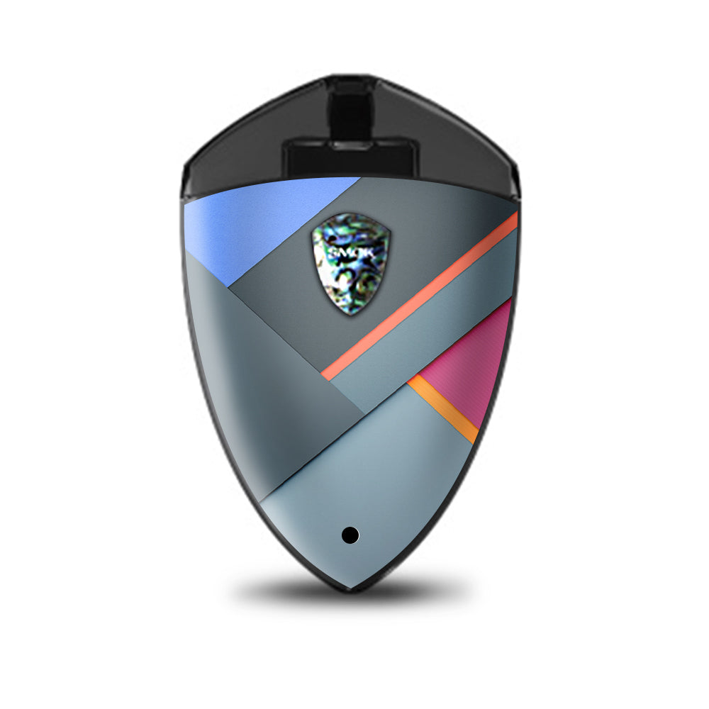  Grey Colors Plaid  Smok Rolo Badge Skin