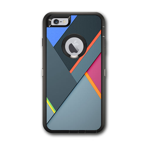  Grey Colors Plaid Otterbox Defender iPhone 6 PLUS Skin