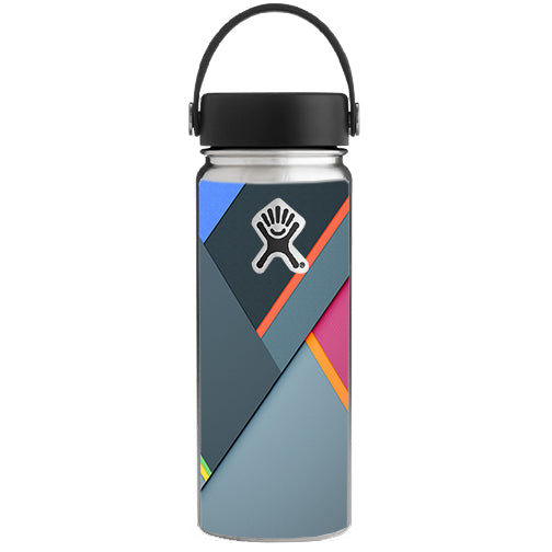  Grey Colors Plaid Hydroflask 18oz Wide Mouth Skin