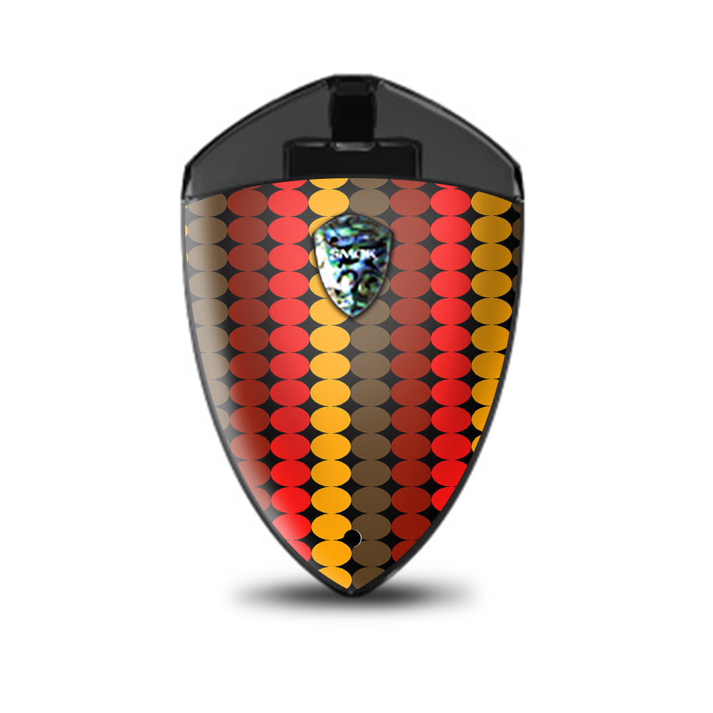  Circles Retro Pattern Smok Rolo Badge Skin