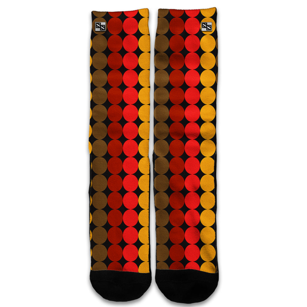  Circles Retro Pattern Universal Socks