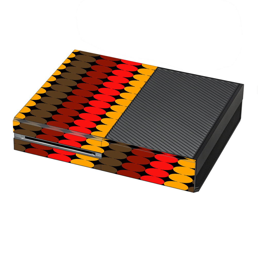  Circles Retro Pattern Microsoft Xbox One Skin