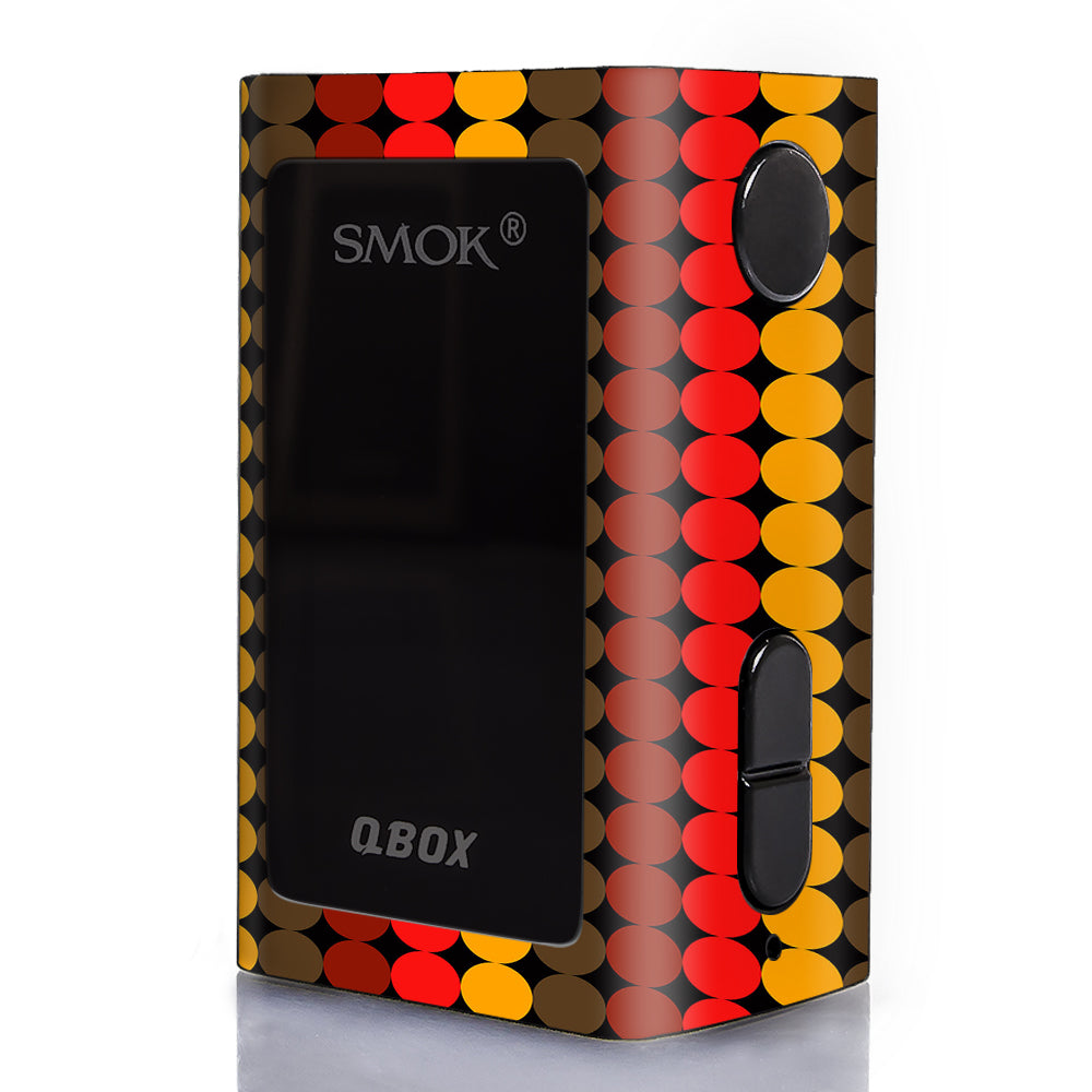  Circles Retro Pattern Smok Q-Box Skin