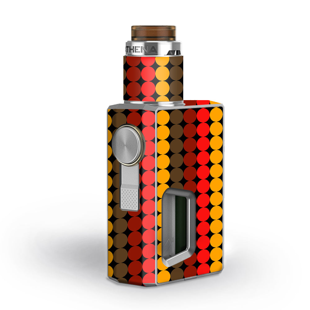  Circles Retro Pattern Geekvape Athena Squonk Skin