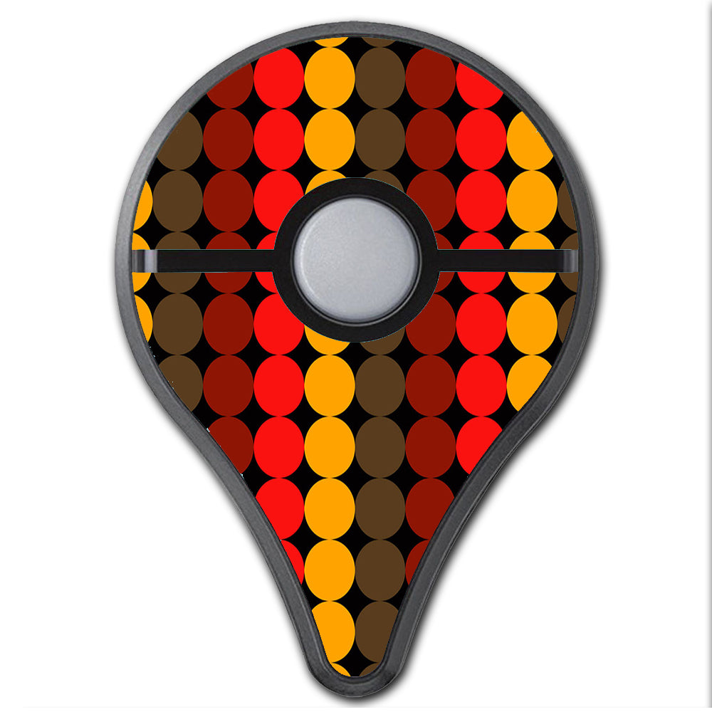  Circles Retro Pattern Pokemon Go Plus Skin