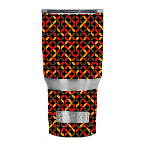  Weave Abstract Pattern RTIC 20oz Tumbler Skin