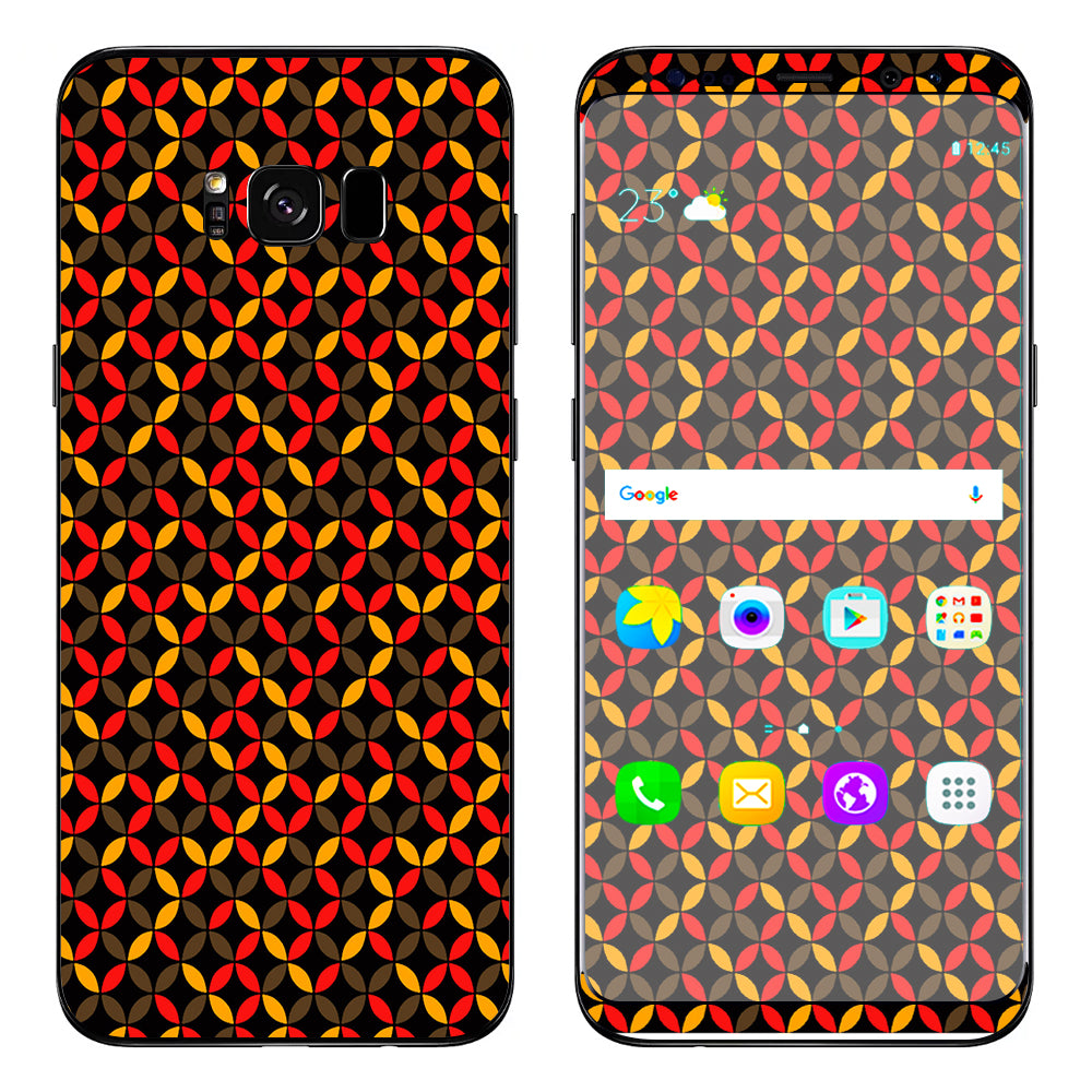  Weave Abstract Pattern Samsung Galaxy S8 Skin