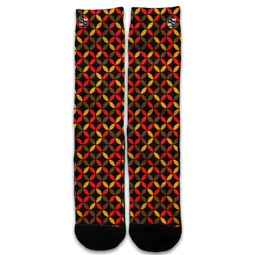  Weave Abstract Pattern Universal Socks