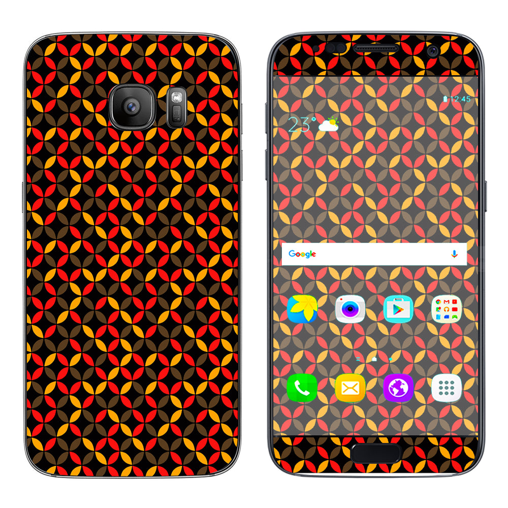  Weave Abstract Pattern Samsung Galaxy S7 Skin