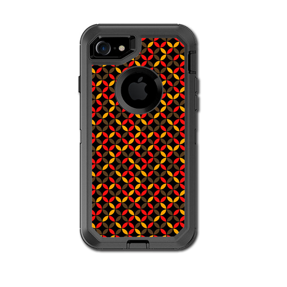  Weave Abstract Pattern Otterbox Defender iPhone 7 or iPhone 8 Skin