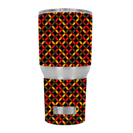  Weave Abstract Pattern RTIC 30oz Tumbler Skin