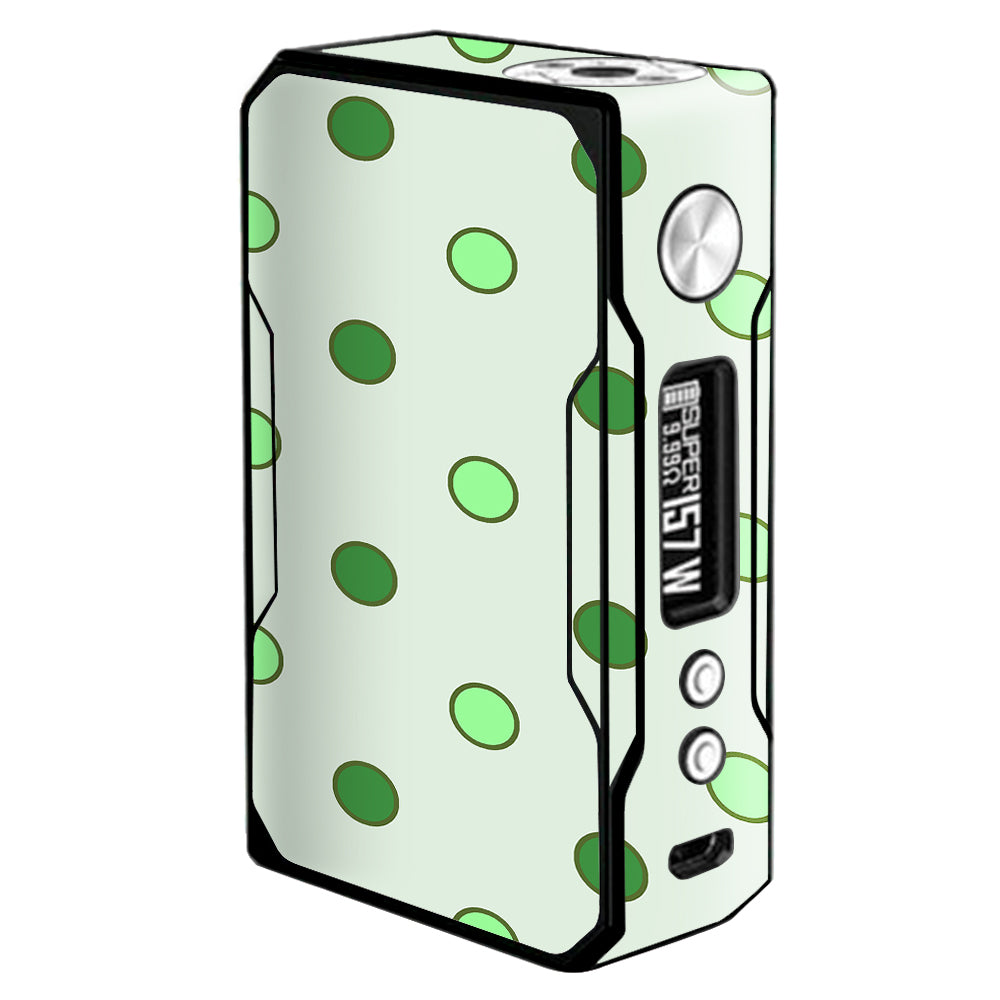  Green Polka Dots Voopoo Drag 157w Skin