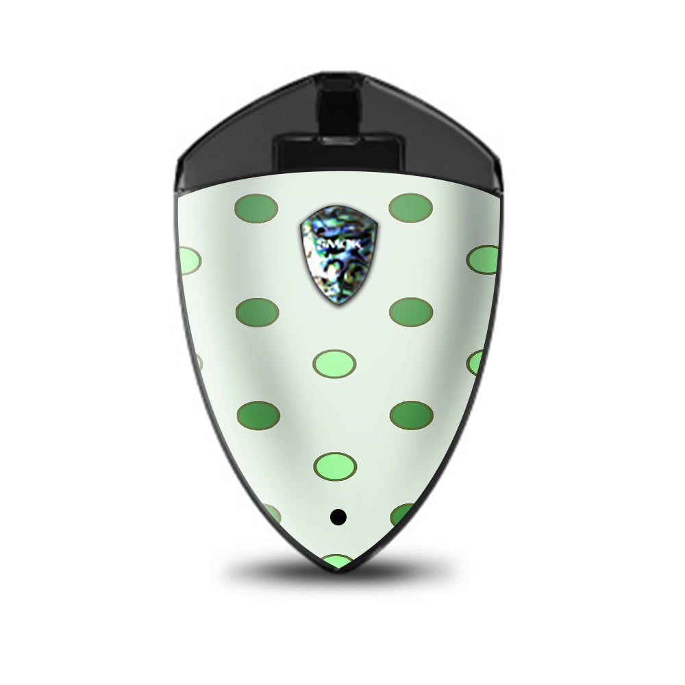  Green Polka Dots Smok Rolo Badge Skin