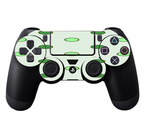 Green Polka Dots Sony Playstation PS4 Controller Skin