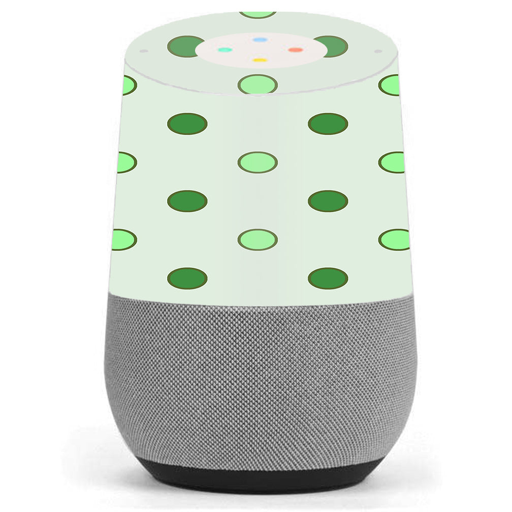  Green Polka Dots Google Home Skin